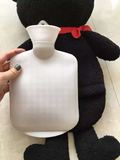 日本原单可爱宝宝mikihouse黑熊暖手袋暖水袋注水热水袋