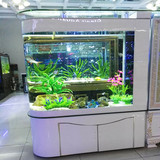 子弹头 鱼缸水族箱玻璃中型大型生态免换水1.2/1.5米封闭式鞋柜
