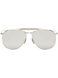 美国代购 Thom Browne/桑姆-布郎尼 男士银色镜面飞行员太阳眼镜