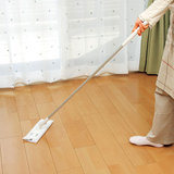 日本LEC 平板拖把 地板清洁拖把 夹布地板平拖 吸水拖 干湿两用型