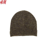 HM专柜帽子冬季休闲保暖男女士护耳海马毛线帽套头骑车运动帽子
