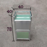 铝合金柜储物碗菜柜简易橱房柜微波炉组合柜茶水置物餐酒阳台柜子