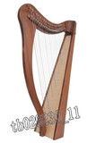 海外代购 西洋乐器 竖琴 新款 roosebeck 希瑟 22键 紫檀木