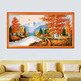 【佳彩天颜】数字油画diy 客厅卧室风景大幅手绘装饰画 金色年华