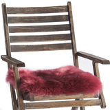 AUSKIN彩色羊毛坐垫冬季办公室加厚电脑椅垫毛绒保暖沙发垫椅子垫