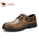 Camel/骆驼男鞋 夏季潮流男士商务休闲皮鞋皮系带鞋子休闲男鞋