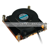 intel1356/1366服务器 电脑htpc机箱纯铜cpu散热器coonong D7-04