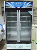 安淇尔开门饮料柜 冷藏柜 立式双门冷藏冰柜展示柜680L水果保鲜柜