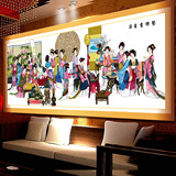 KMC十字绣古典美女人物图收藏梦红楼金陵十二钗系列琴棋书画3.5米