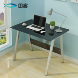 思客 钢化玻璃电脑桌 简约笔记本桌 现代台式办公桌家用书桌 特价