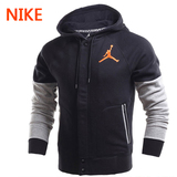 Nike耐克外套男2016春Jordan篮球运动服连帽AJ夹克696204-010-064