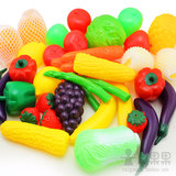 儿童过家家玩具宝宝仿真食物婴儿认知水果蔬菜幼儿园益智塑料玩具