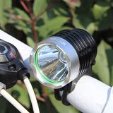 洛洛CREE LED Q5灯泡 头灯强光充电10W 户外夜钓鱼矿灯 自行车前