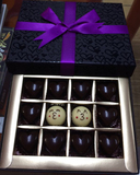 定制高档礼盒装520情人节可刻字diy创意进口手工巧克力生日礼物