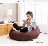 创意舒适懒人豆袋沙发 客厅卧室单人软骨头沙发袋可拆洗 豆腐沙发