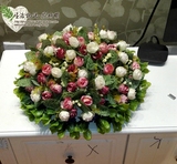 仿真花套装欧式假花玫瑰花家居客厅餐桌摆件装饰花瓶花艺餐桌花