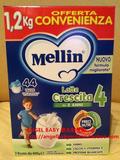 六一特价意大利代购直邮Mellin美林成长奶粉4段2+ 2-3岁 1200克