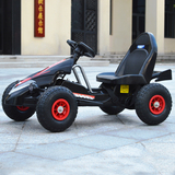儿童电动车四轮卡丁车双驱双电可坐宝宝遥控玩具汽车充气轮沙滩车