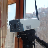无线监控摄像头一体机1080网络高清夜视室外防水WIFI家用监视器0