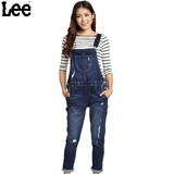 2016年 Lee正品代购 春夏女士背带裤修身小脚牛仔裤 L13987660V76