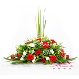 红玫瑰 白桔梗 会议 婚礼 鲜花桌花 北京上海实体花艺 上门布置