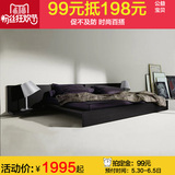 BENS奔斯日韩式榻榻米板式床简约现代双人床1.8米1.5米婚床类701S
