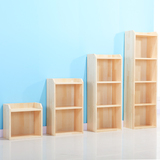 实木书柜书架自由组合 松木书柜 简易儿童书柜书橱 储物柜置物架
