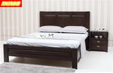 纯实木白蜡木床 卧室家具美式简约高端双人床 1.8米实木床无贴皮