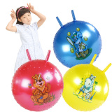 绿之爱羊角球手柄跳跳球加厚加大儿童充气玩具户外运动健身瑜伽球