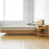 日式实木新品家具床 美国白橡木 木质特价床简约 时尚实木床