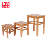 脚凳子浴室板凳换鞋凳四方椅子矮凳非塑料餐凳子实木小方凳家用高