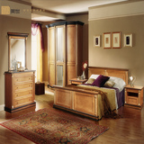 整体实木欧式卧室套装组合定制 床+衣柜+床头柜套房家具定做