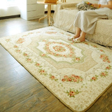 芦苇客厅欧式现代茶几地毯珊瑚绒加厚卧室满铺床边毯防滑毯可机洗