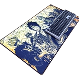 炫光 游戏超大型鼠标垫 LOL英雄联盟游戏卡通键盘垫 加厚 可折叠