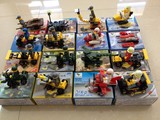 迷你组拼装军事坦克飞机男孩益智力儿童幼儿园积木玩具批发3-6岁