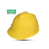 梅思安安全帽V型 msa安全帽 建筑工地安全头盔 可印刷企业Logo帽