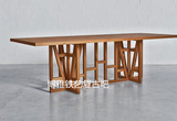 北欧/宜家Loft实木餐桌设计师餐桌办公桌工作桌工作台复古书桌