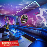 3D立体音乐墙纸定制大型壁画主题酒吧ktv网吧夜店包厢背景壁纸