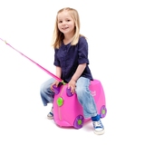 亚马逊英国Trunki儿童拉杆箱可坐骑旅行箱拖拉滑行男女宝宝行李箱
