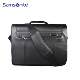 Samsonite/新秀丽信使包电脑包手提包单肩包Z57*004斜挎包牛皮包
