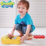 特宝儿海绵宝宝六弦木质小吉他可弹奏初学吉他儿童益智乐器玩具