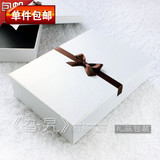 长方形礼品盒特超大号衣服包装盒 白色商务 节日礼盒批发订制定做