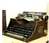 摄影道具复古老式打字机 英文 非中文摆设道具模型手工酒吧装饰品