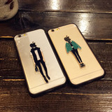 苹果iPhone6s手机壳4.7硅胶6plus保护套情侣5s软个性原创意潮男女