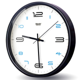 麦丁10-14英寸挂钟现代客厅卧室 超静音钟表简约创意时钟石英钟表
