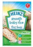 英国直邮 亨氏Heinz 进口原味纯米糊米粉婴儿辅食 100G 4个月以上