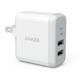 ANKER 新款24W双口USB充电器 苹果安卓通用多口智能快速充电头