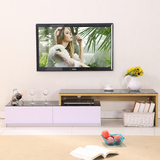 王振钢化玻璃电视柜简约伸缩木质欧式客厅电视机柜现代茶几组合