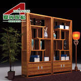 爱尚妮私 红木书柜组合全实木书架组合新中式花梨木实木书房家具
