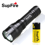 SupFire26650强光手电筒 L6可充电LED户外家用探照灯L2高亮T6疝气